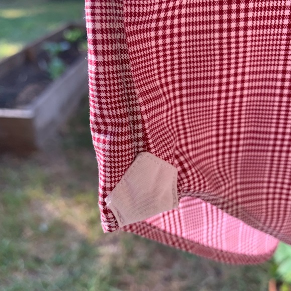 Men’s Red check Bonobos slim fit 15 1/2 /34, 100% Cotton - Picture 3 of 5